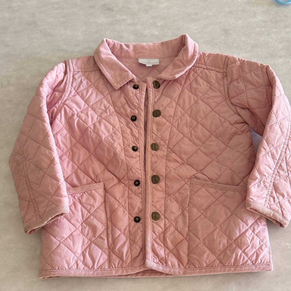 Little English Pink Quilted Puffer Jacket
